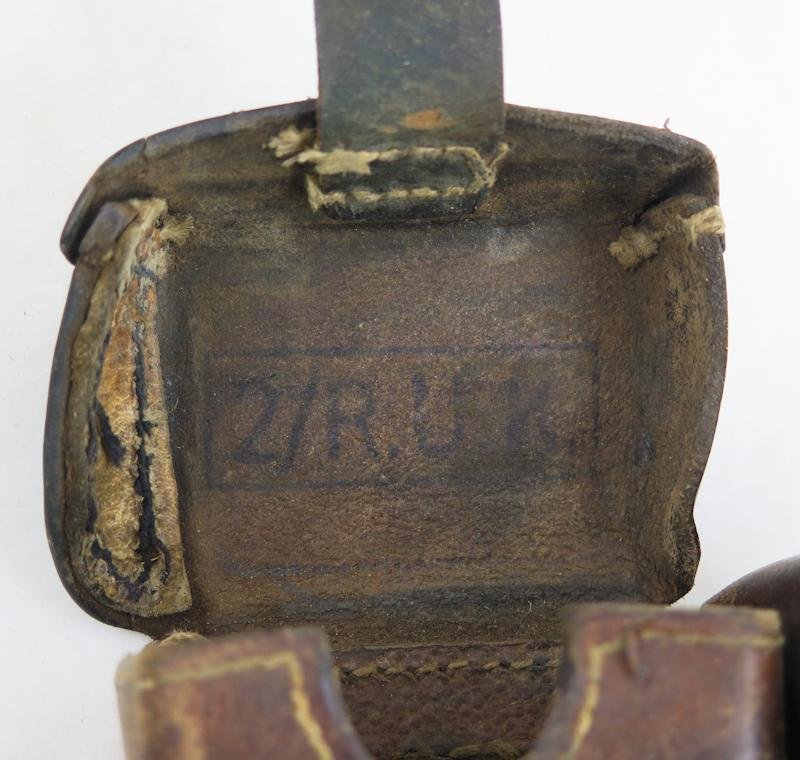 WW1 German M1909 rifle ammo pouch - Finnish army RUK unit marked — image 8