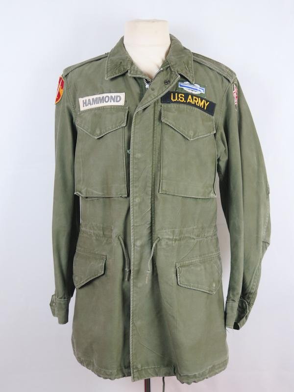Cold war US army OG107 M1951 Field jacket - 1964 — image 3