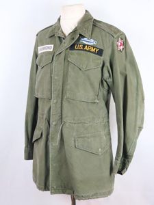 Cold war US army OG107 M1951 Field jacket - 1964