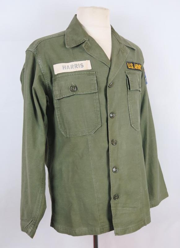 Cold war US army OG107 fatigue shirt — image 2