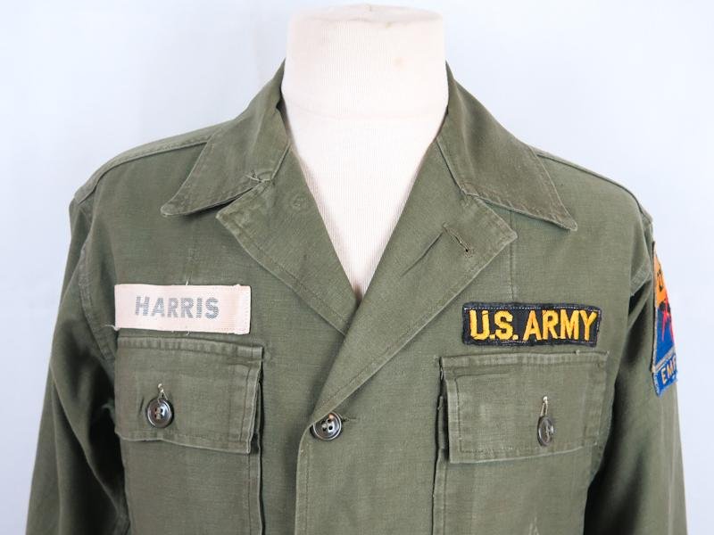 Cold war US army OG107 fatigue shirt — image 5