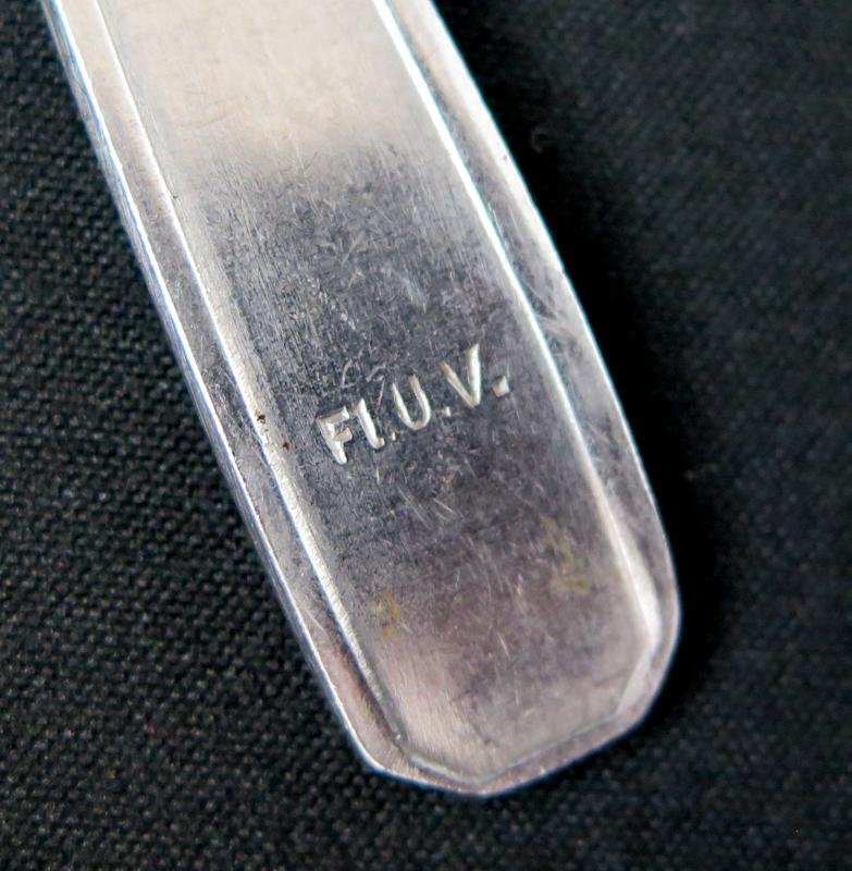 WW2 German Luftwaffe mess hall tea spoon - 1941 — image 2