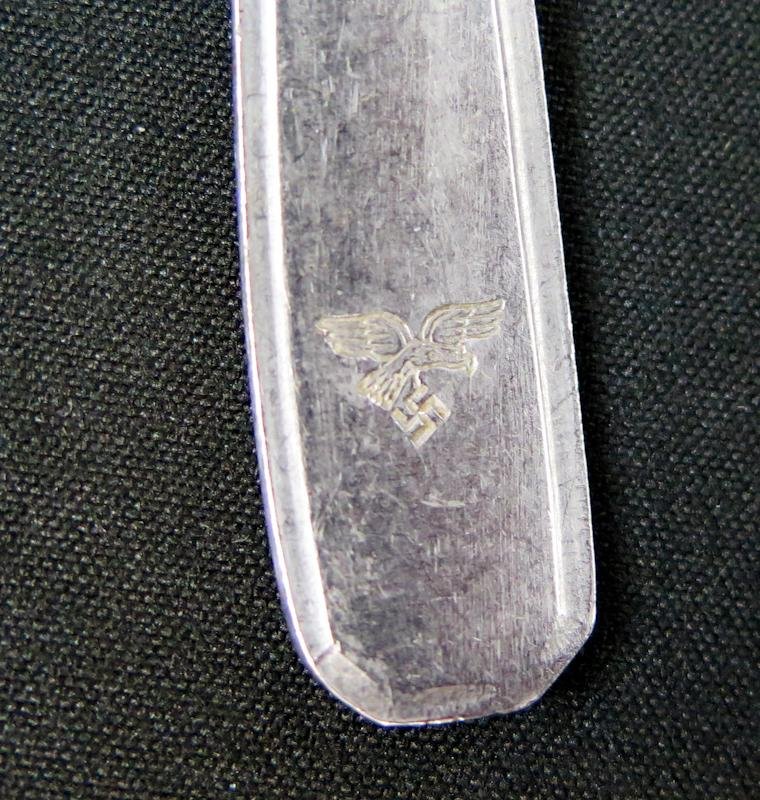 WW2 German Luftwaffe mess hall tea spoon - 1941 — image 4