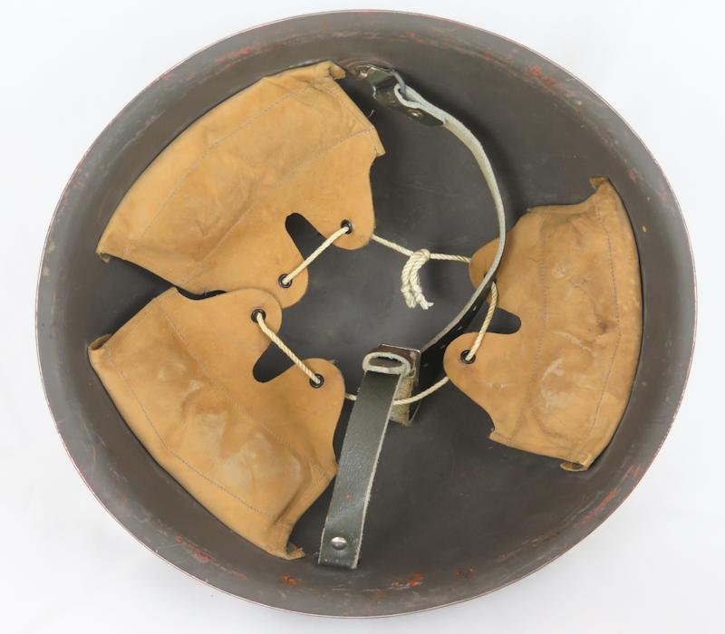 WW2 Finnish army post-war refurbished M40 Wärtsilä steel helmet- W75 — image 6