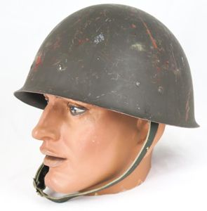 WW2 Finnish army post-war refurbished M40 Wärtsilä steel helmet- W75