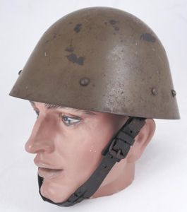 WW2 Czech M34 steel helmet - SDH 38