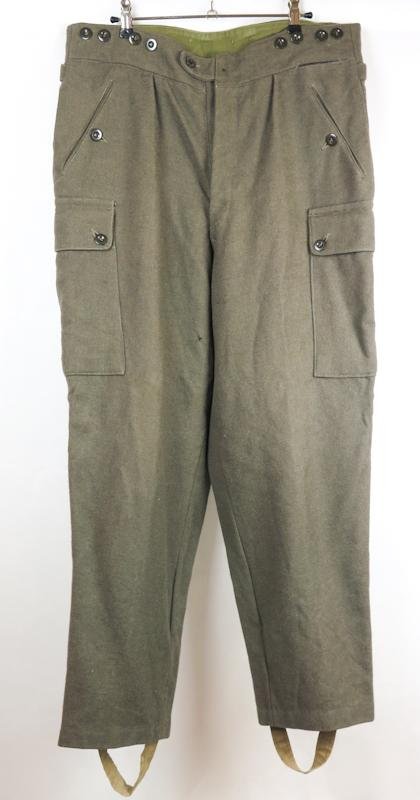 Cold war Finnish army M/53 field trousers