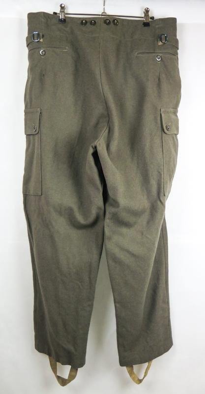 Cold war Finnish army M/53 field trousers — image 2