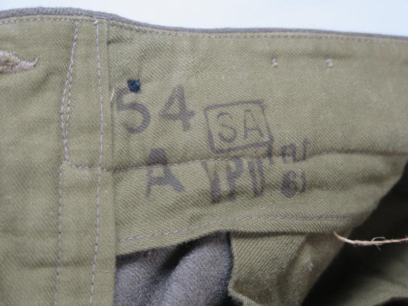 Cold war Finnish army M/53 field trousers — image 5