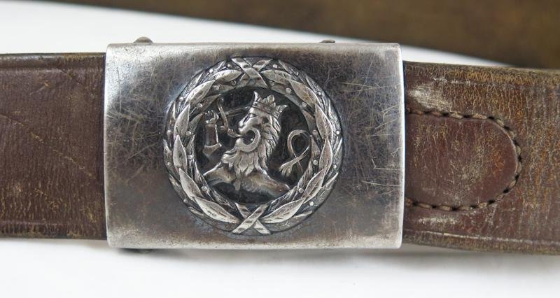 Post-war Finnish army M1922 belt and buckle - 1957 — image 3