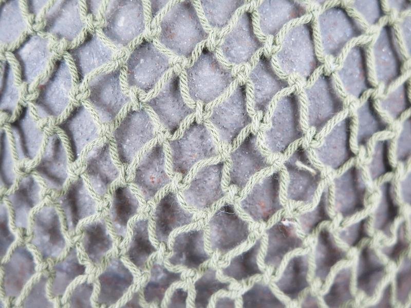 WW2 British army MK II steel helmet with net — image 5