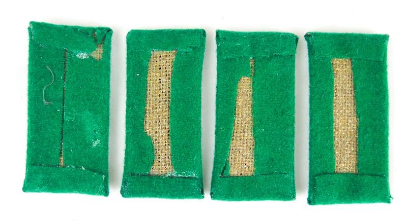 WW2 German Wehrmacht Gebirgsjäger Officers Waffenrock sleeve tabs — image 2