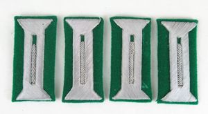 WW2 German Wehrmacht Gebirgsjäger Officers Waffenrock sleeve tabs