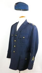 Post-war Finnish Air force 1950s Staff-sergeant M/51 uniform