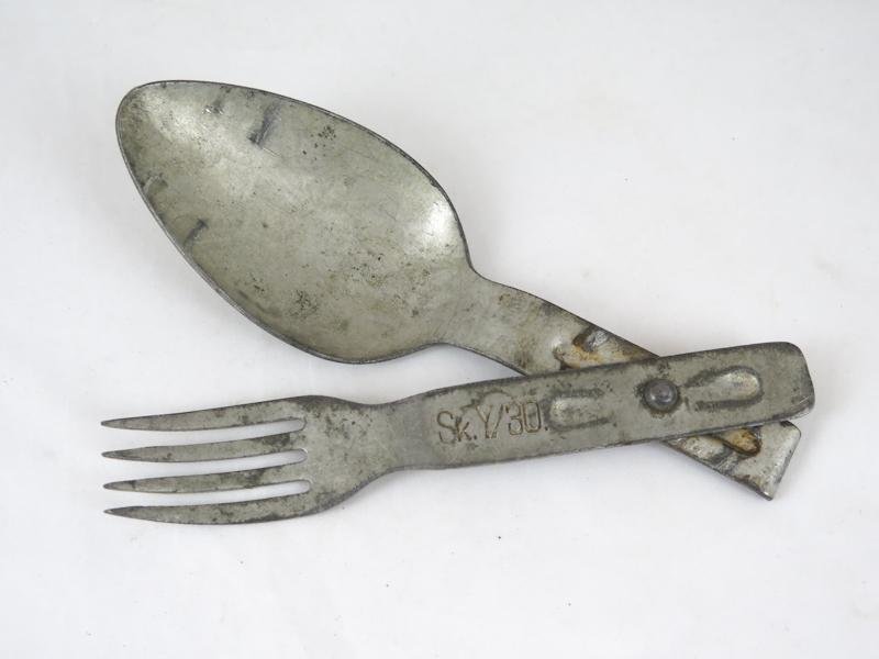 Pre-war Finnish Civil guards eating utensil - SkY30