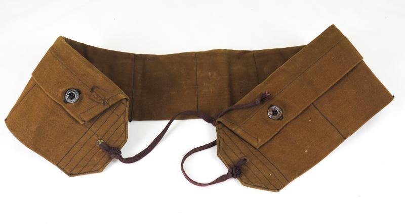 WW2 Finnish ammo bandolier - dark brown — image 2