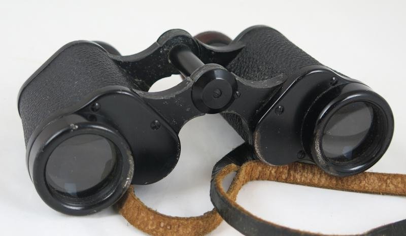 WW2 German Wehrmacht/Waffen-SS 6x30 field binoculars - Rodenstock — image 6