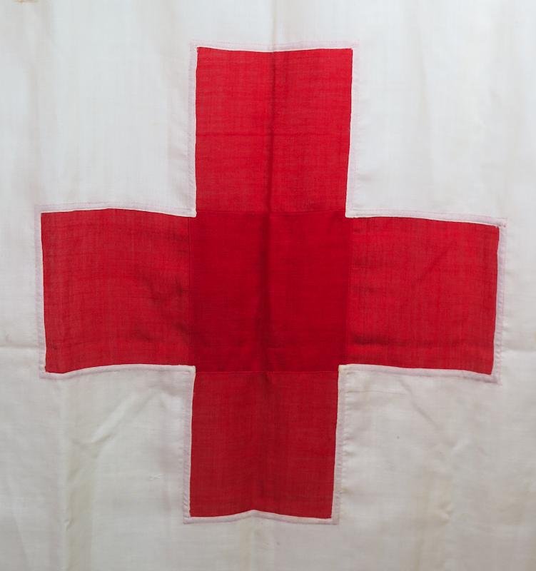 WW2 Finnish medic aid station flag