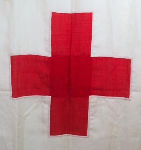 WW2 Finnish medic aid station flag