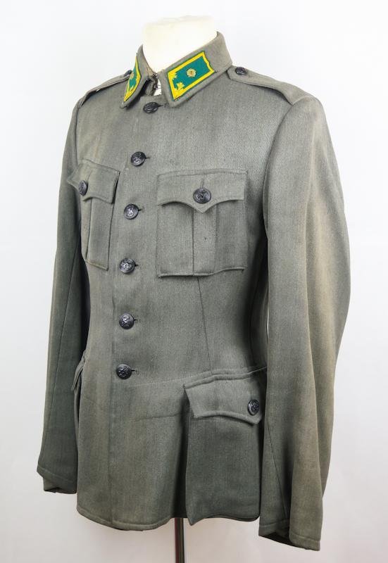 WW2 Finnish army Jäger troops officers M36 field jacket - late war pattern 1944