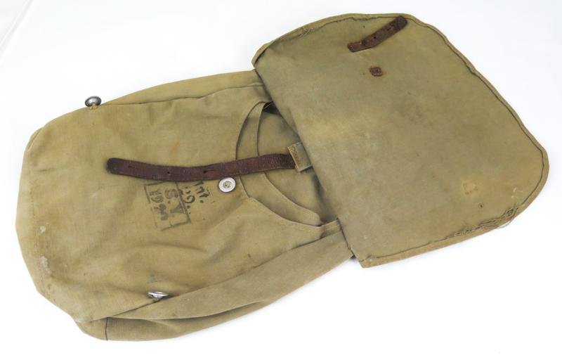 Pre-war Finnish army M28 bread bag - Civil guards marked 1929 — image 3