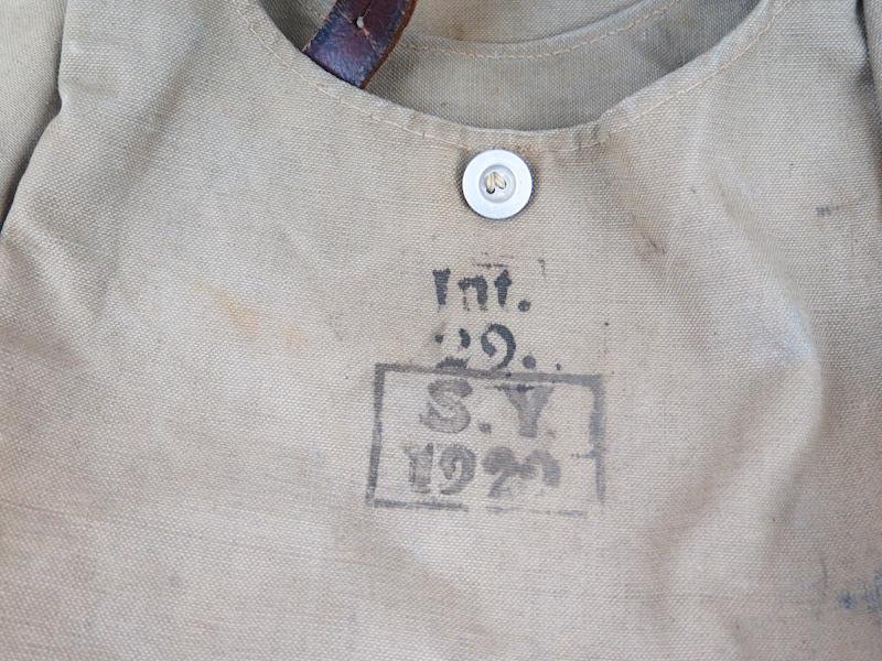 Pre-war Finnish army M28 bread bag - Civil guards marked 1929 — image 4