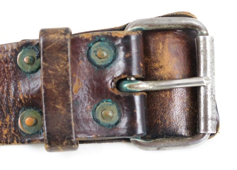 WW2 Finnish army M30 leather belt — image 3