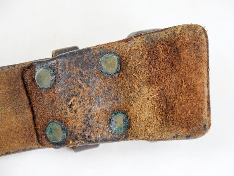 WW2 Finnish army M30 leather belt — image 4