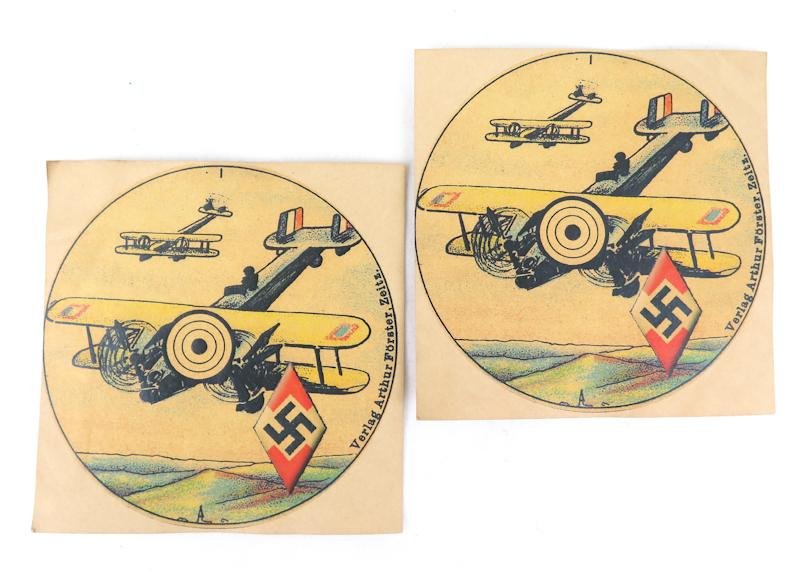 WW2 German HJ paper target