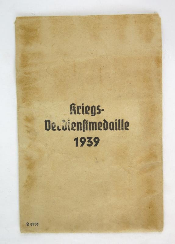 WW2 German War Merit medal with packet — image 4