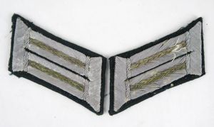 WW2 German Wehrmacht army infantry officers collartabs