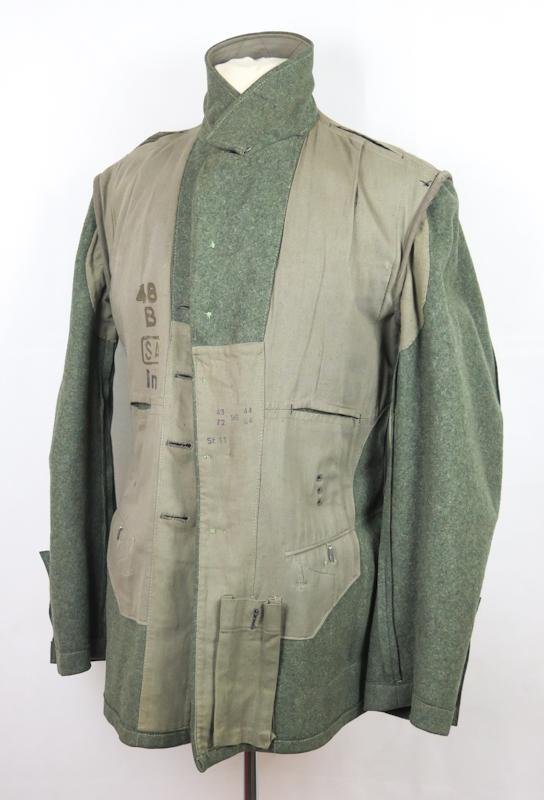 WW2 German Wehrmacht army field blouse M41 - Danish maker finnish army marked — image 7
