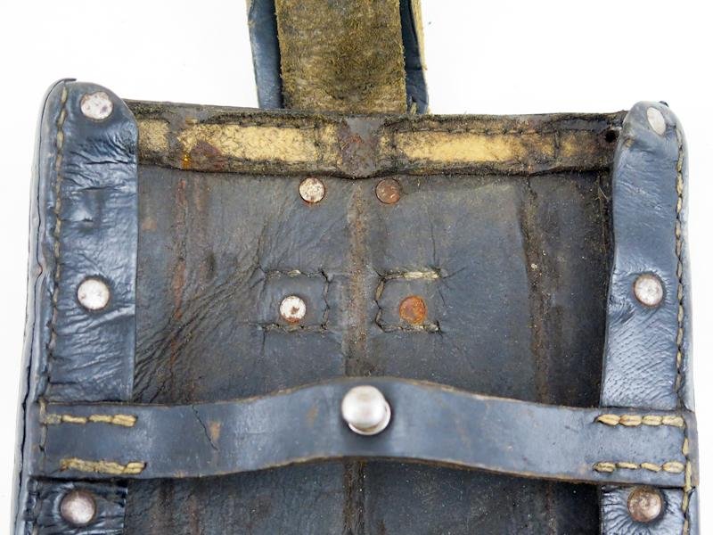 WW2 German Wehrmacht/Waffen-SS M38 folding entrenching tool with carrier — image 7