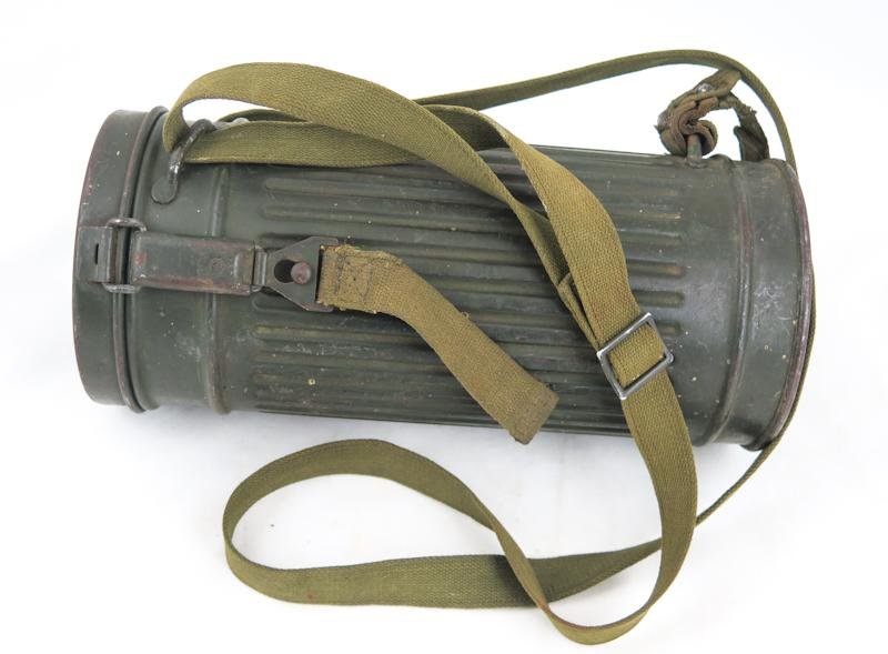 WW2 German Wehrmacht army GM30 gas mask set - named — image 10
