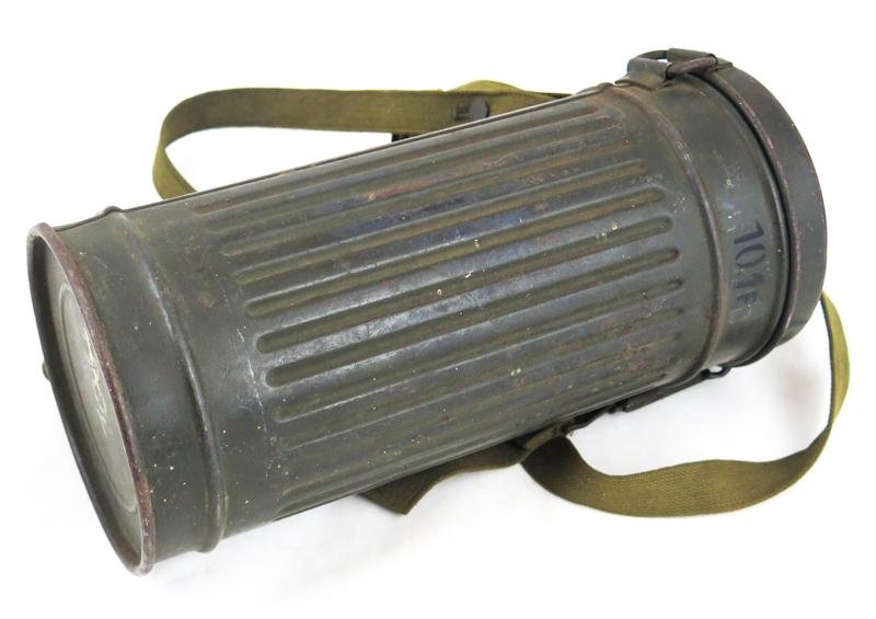 WW2 German Wehrmacht army GM30 gas mask set - named — image 7