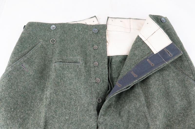 WW2 German Wehrmacht/Waffen-SS M40 combat trousers - Danish occupation maker — image 3