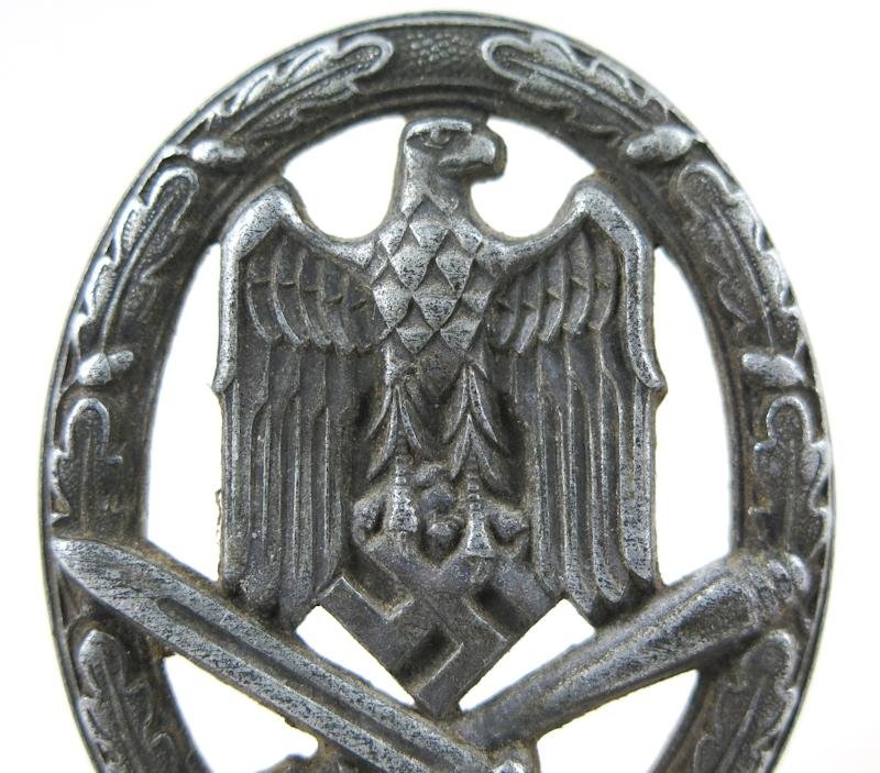 WW2 German Wehrmacht/Waffen-SS General assault badge - Assmann&Söhne — image 6