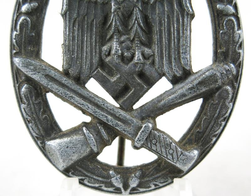 WW2 German Wehrmacht/Waffen-SS General assault badge - Assmann&Söhne — image 7