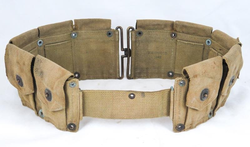 WW2 US army M1923 cartridge belt - 1941 — image 2