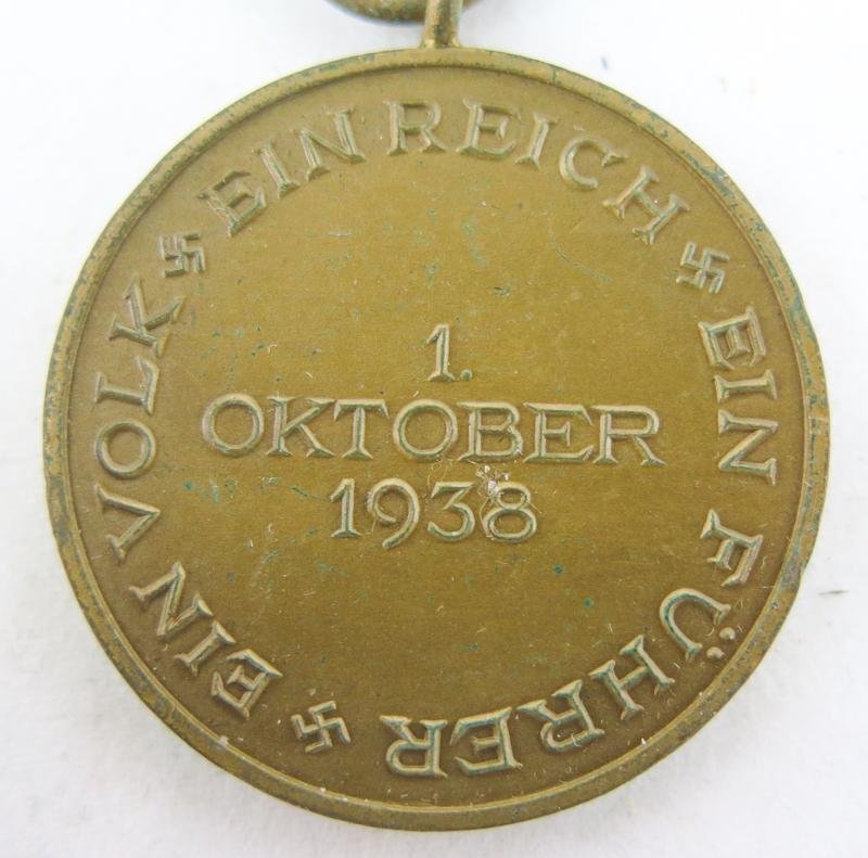 WW2 German Czech 1938 occupation campaign medal — image 4