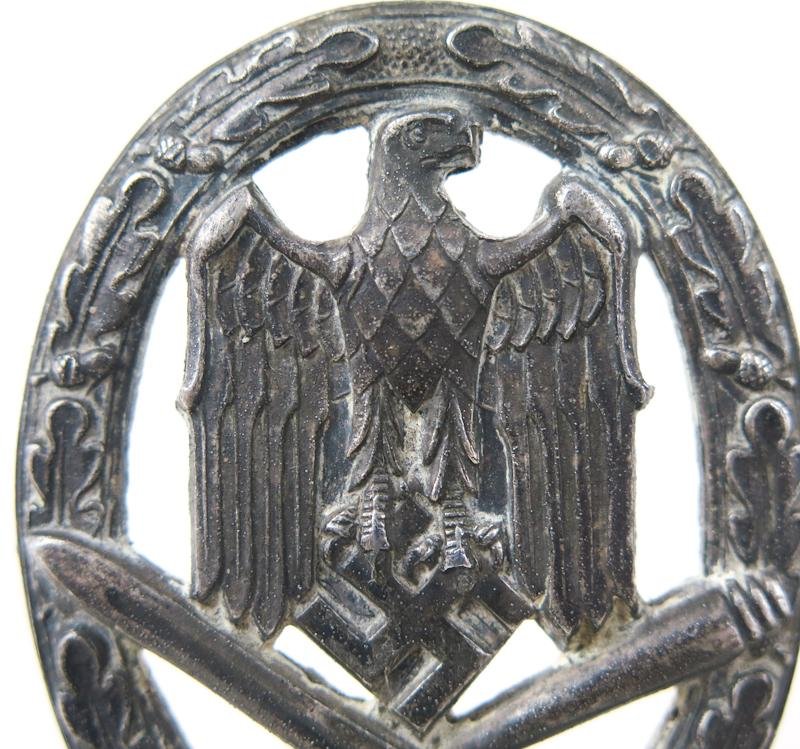WW2 German Wehrmacht/Waffen-SS General assault badge - Rudolf Karneth — image 6