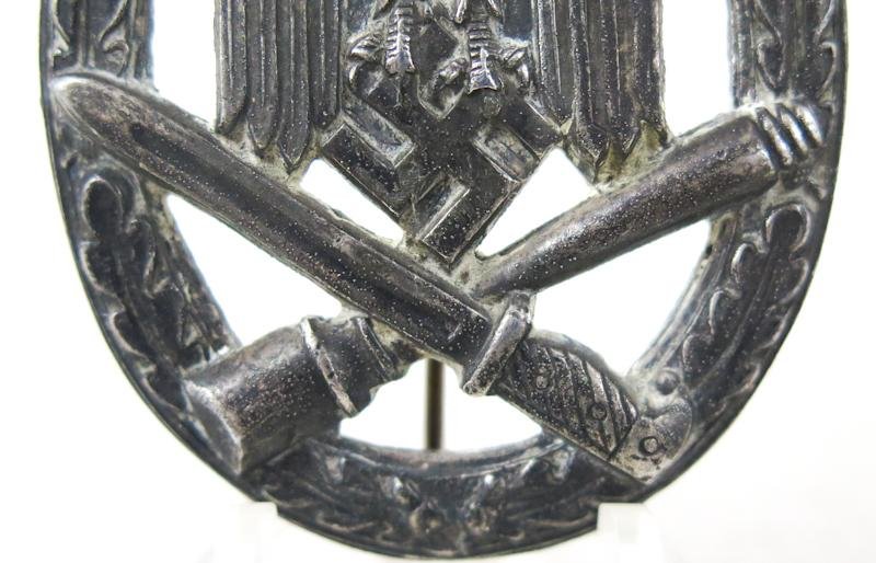 WW2 German Wehrmacht/Waffen-SS General assault badge - Rudolf Karneth — image 7
