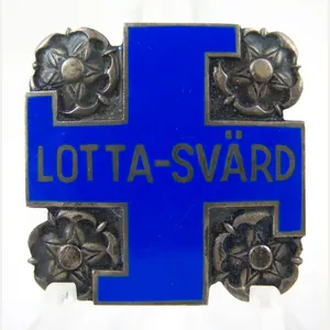 Pre-war Finnish Lotta Svärd membership brooch - 1939