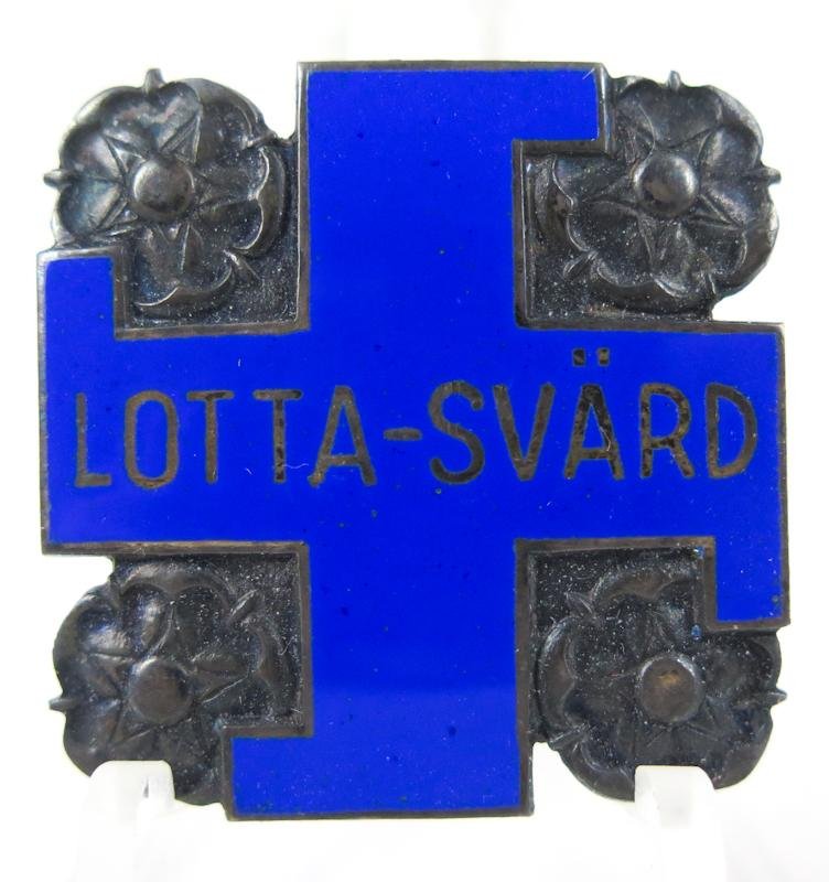 Pre-war Finnish Lotta Svärd membership brooch - 1934