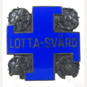 Pre-war Finnish Lotta Svärd membership brooch - 1934