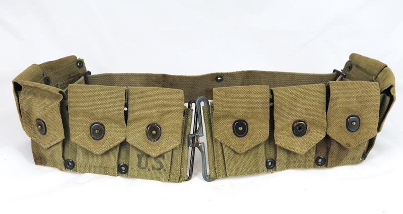 WW2 US army M1923 cartridge belt - 1942