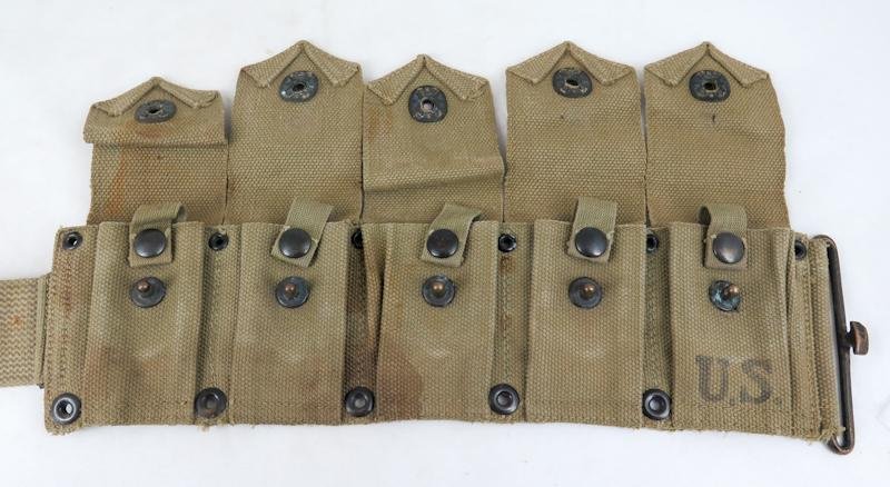 WW2 US army M1923 cartridge belt - 1942 — image 8