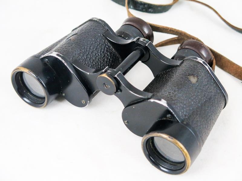 WW2 German Wehrmacht/Waffen-SS 6x30 field binoculars - Busch Rathenow — image 2