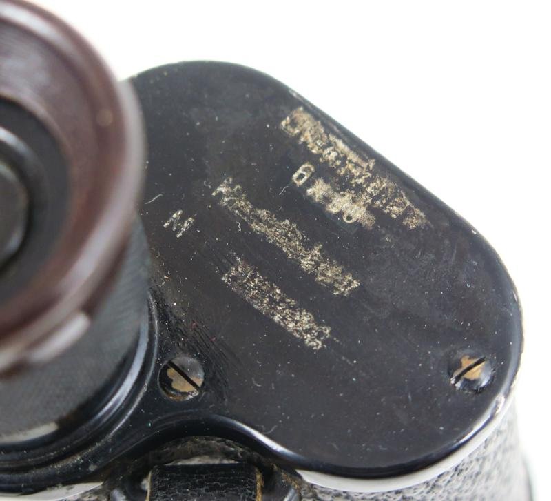 WW2 German Wehrmacht/Waffen-SS 6x30 field binoculars - Busch Rathenow — image 5