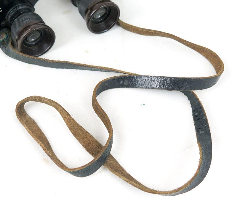 WW2 German Wehrmacht/Waffen-SS 6x30 field binoculars - Busch Rathenow — image 7